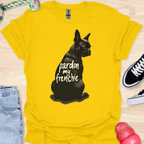 Pardon my frenchie - V6 - Stylish Back Over Should T-Shirt
